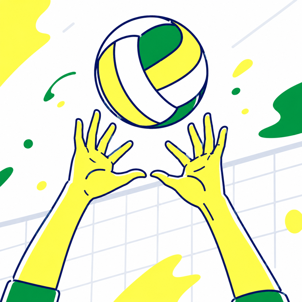 トスのイラスト